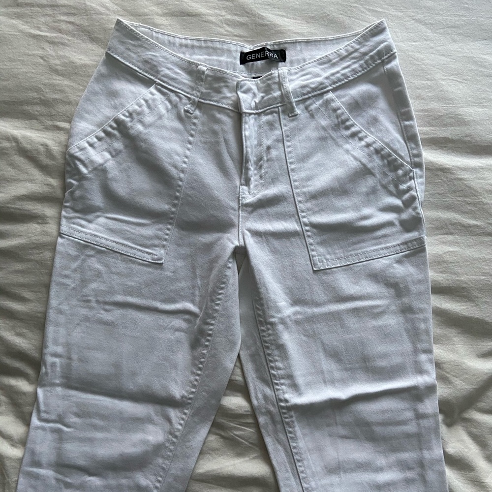 White pants